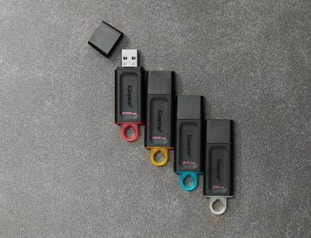 USB 64GB Kingston DataTraveler Exodia, USB 3.2  Черный DTX/64GB 00000214396