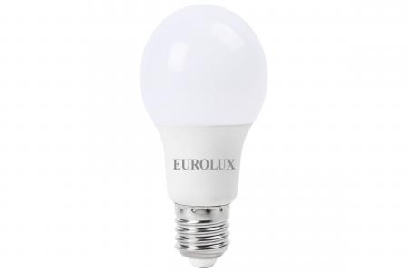 Лампа св/д Eurolux LL-E-A60-9W-230-2,7K-E27 (груша, 9Вт, тепл., Е27) 76/2/13 00000220636