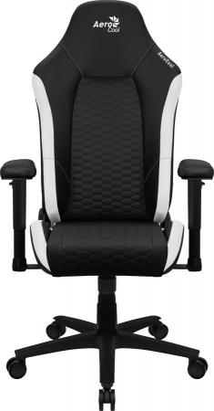 Игровое кресло Aerocool Crown Leatherette Black White [4711099471201] 00000219970