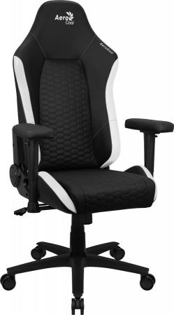 Игровое кресло Aerocool Crown Leatherette Black White [4711099471201] 00000219970