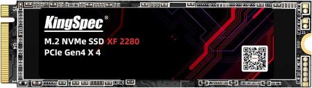 M.2 2280 SSD 512Gb Kingspec XF-512 PCI-E 4.0 x4 up to W2800/R4900 MBs 00000225190
