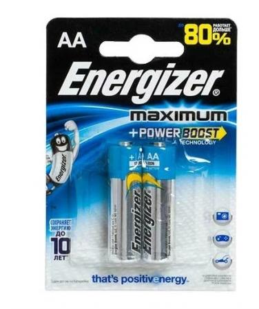 Элемент питания АА Energizer Max plus LR6/316 BL2 00000199960